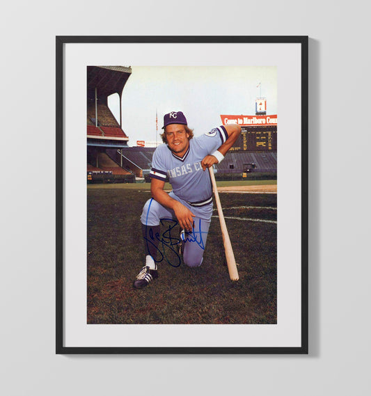 George Brett - Kansas City baseball Hall of Fame legend 8x10 Canvas baseball wall art
