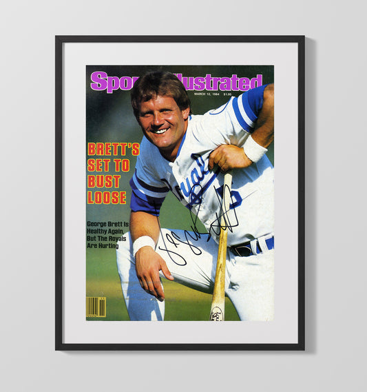 George Brett - Kansas City baseball SI cover 1984 8x10 Canvas baseball wall art