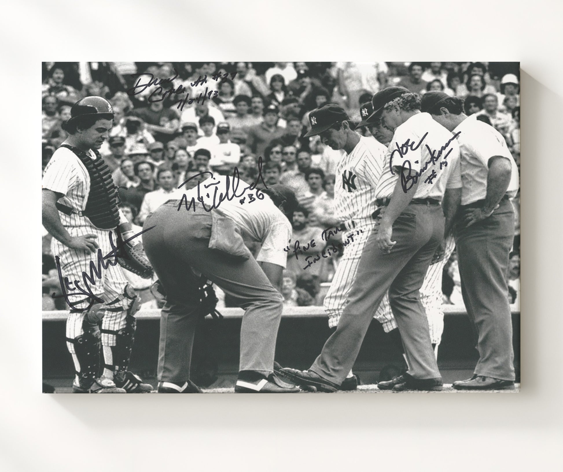 George Brett - Pine Tar Incident Baseball Wall Art 20x24 Canvas wall art print – Baseball Wall Art decor