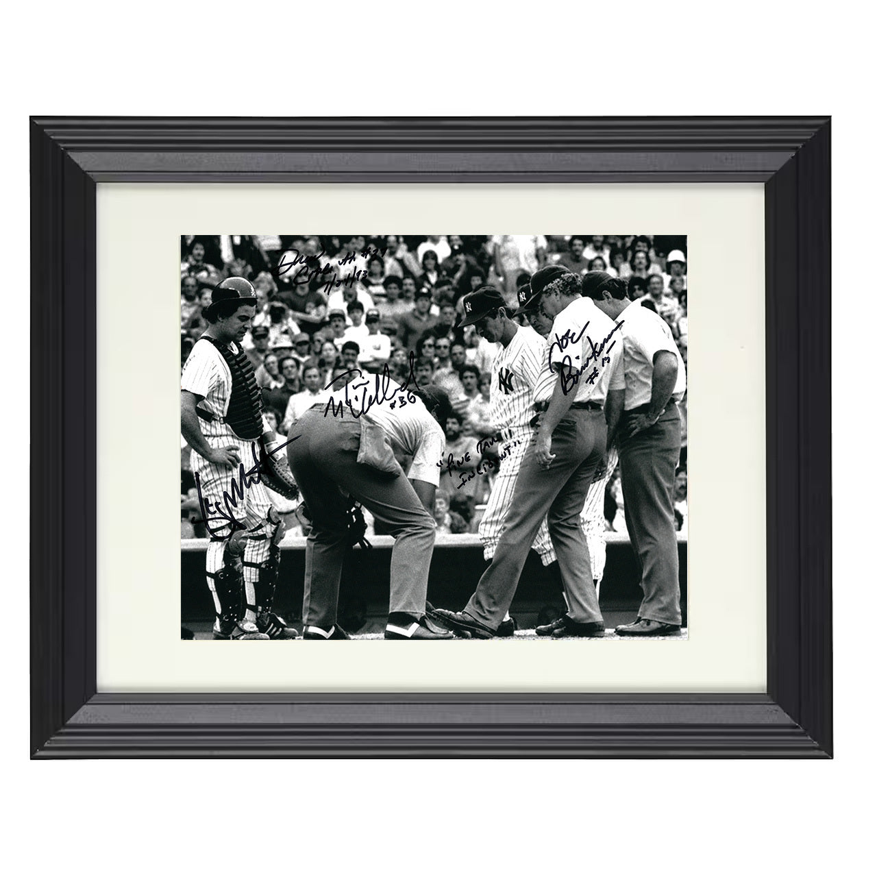 George Brett - Pine Tar Incident 8x10 black beveled framed baseball wall art