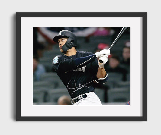 Giancarlo Stanton - Follow Through Power Swing 8x10 Canvas baseball wall art