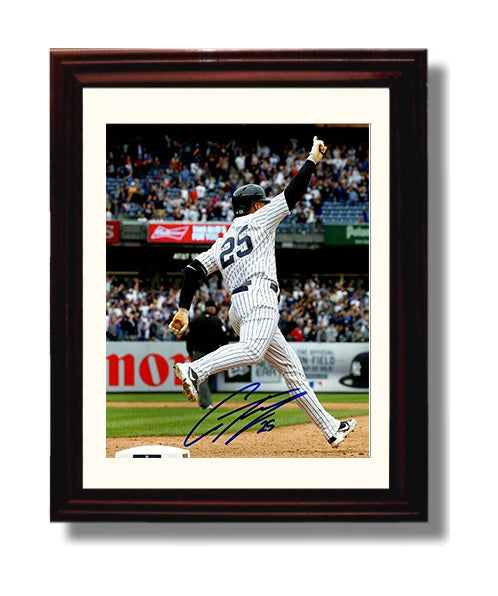 Gleyber Torres - New York baseball franchise infielder Wall Art 8x10 Beveled Frame wall art print – Baseball Wall Art decor