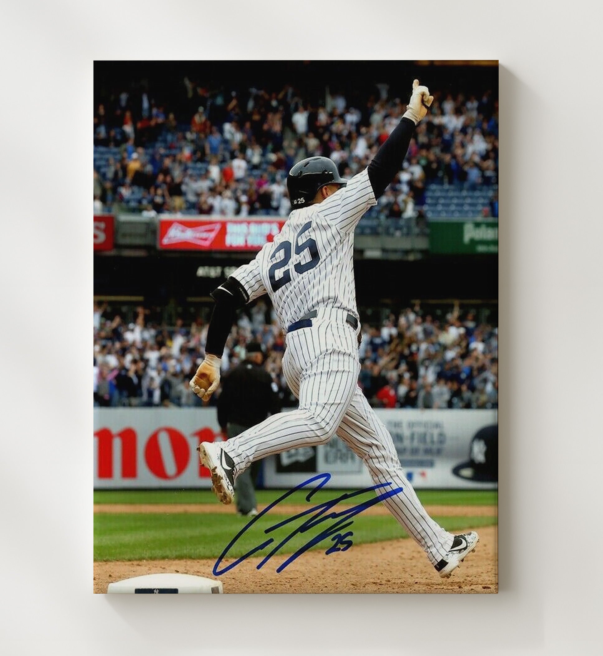 Gleyber Torres - New York baseball franchise infielder Wall Art 20x24 Canvas wall art print – Baseball Wall Art decor