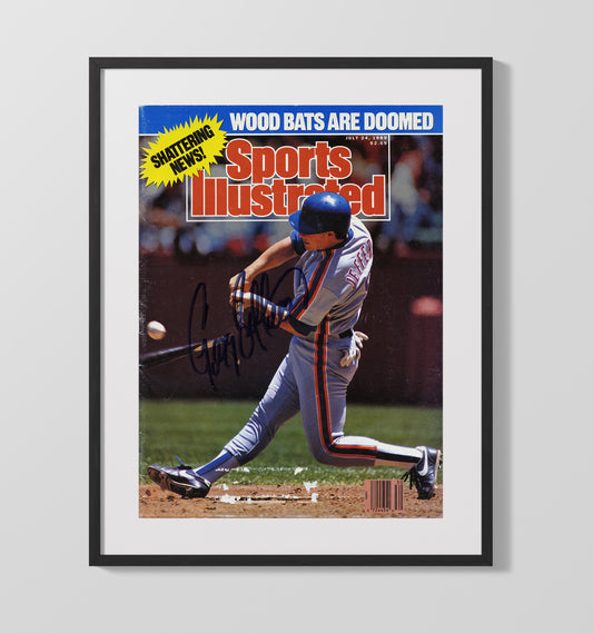 Gregg Jefferies - Rising Slugger SI Cover 1989 8x10 Canvas baseball wall art