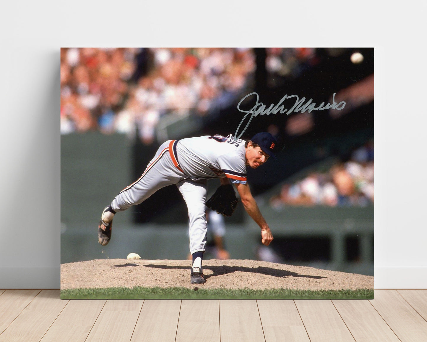 Jack Morris - Pitching With Tongue Out Baseball Wall Art 16x20 Unframed Print wall art print – Baseball Wall Art decor