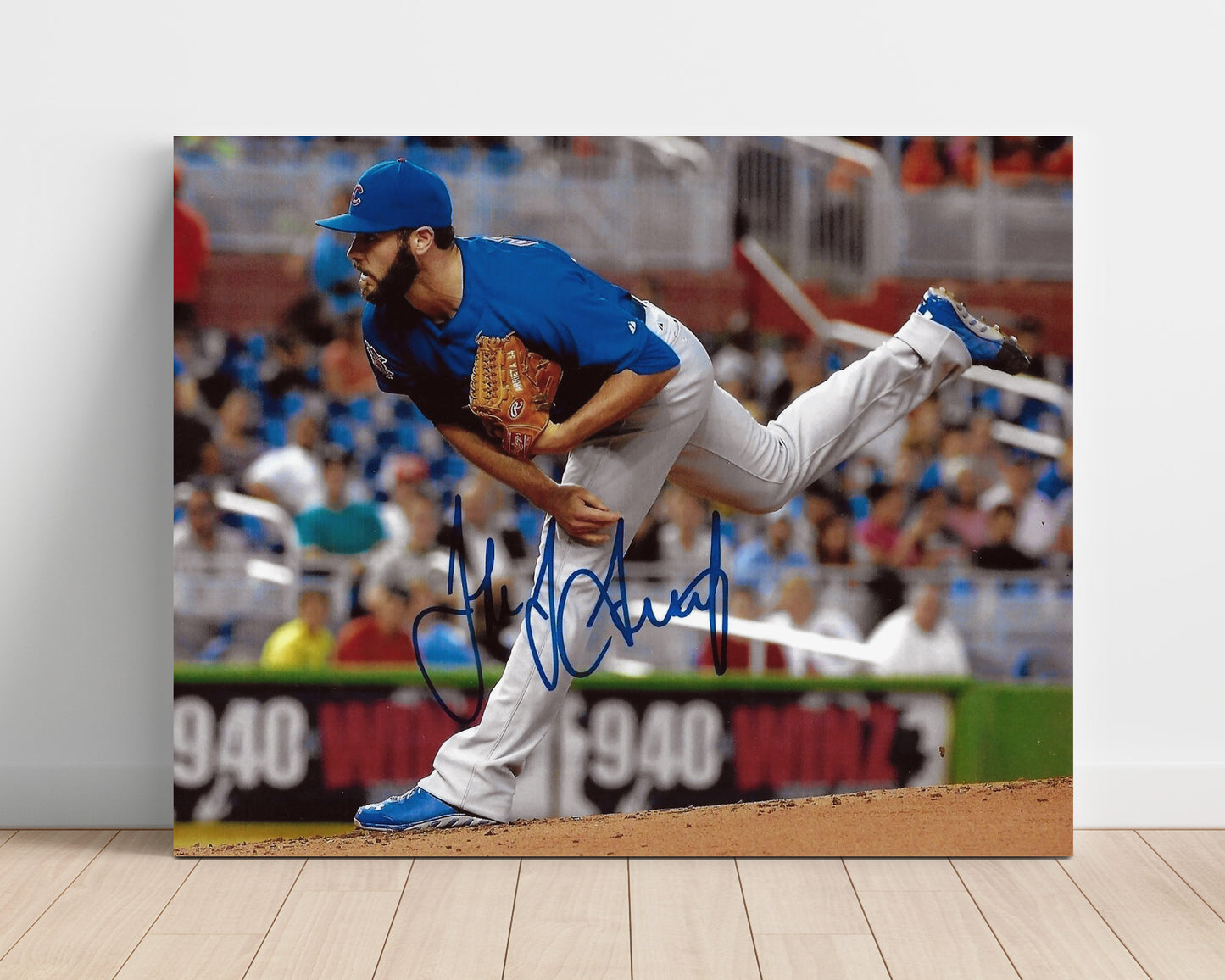 Jake Arrieta - Dominant Pitching Motion Baseball Wall Art 16x20 Unframed Print wall art print – Baseball Wall Art decor