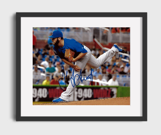 Jake Arrieta - Dominant Pitching Motion 8x10 Canvas baseball wall art
