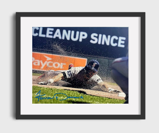 Jarren Duran - Slide Into Second Base 8x10 Canvas baseball wall art