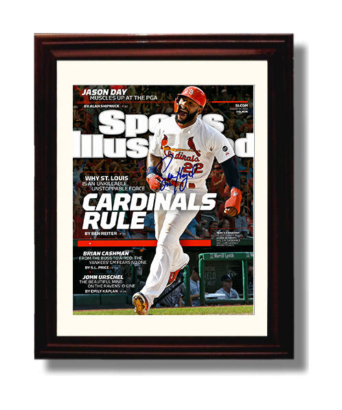 Jason Heyward - Cardinals dominance Cardinals Rule SI cover 2015 Baseball Wall Art 8x10 Beveled Frame wall art print – Baseball Wall Art decor