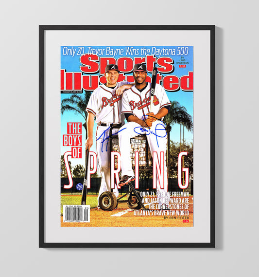 Jason Heyward and Freddie Freeman - Boys of Spring SI Cover 2011 8x10 Canvas baseball wall art