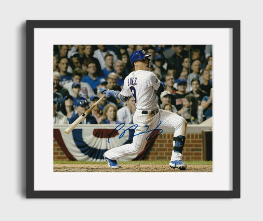 Javier Baez - Batting Follow Through 8x10 Canvas baseball wall art