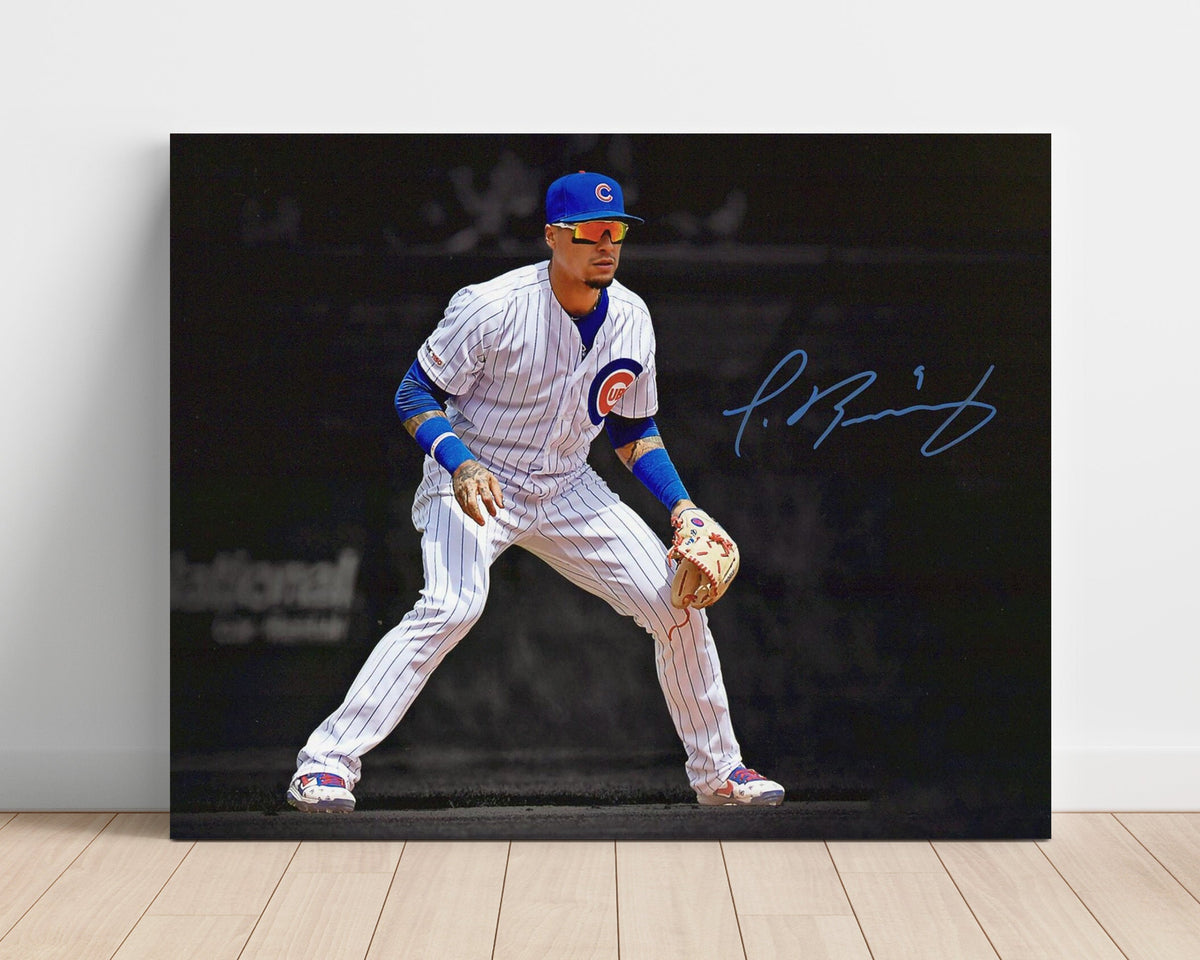 Javier Baez – Fielding Ready Position unframed baseball poster print