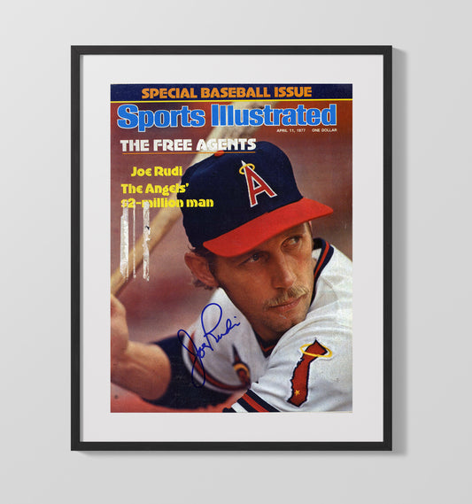 Joe Rudi - Free Agents SI Cover 8x10 Canvas baseball wall art