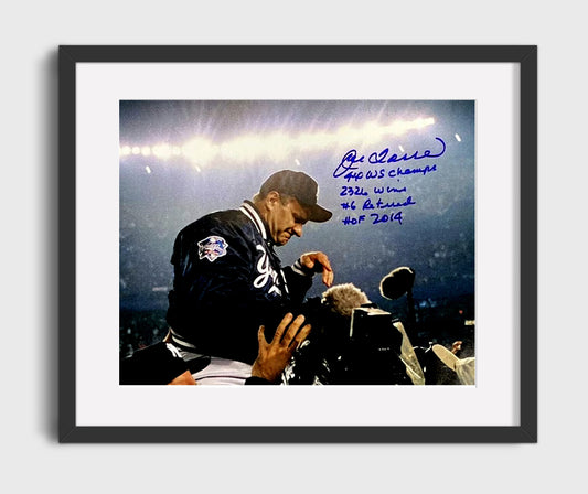 Joe Torre - Series Championship Celebration 8x10 Canvas baseball wall art