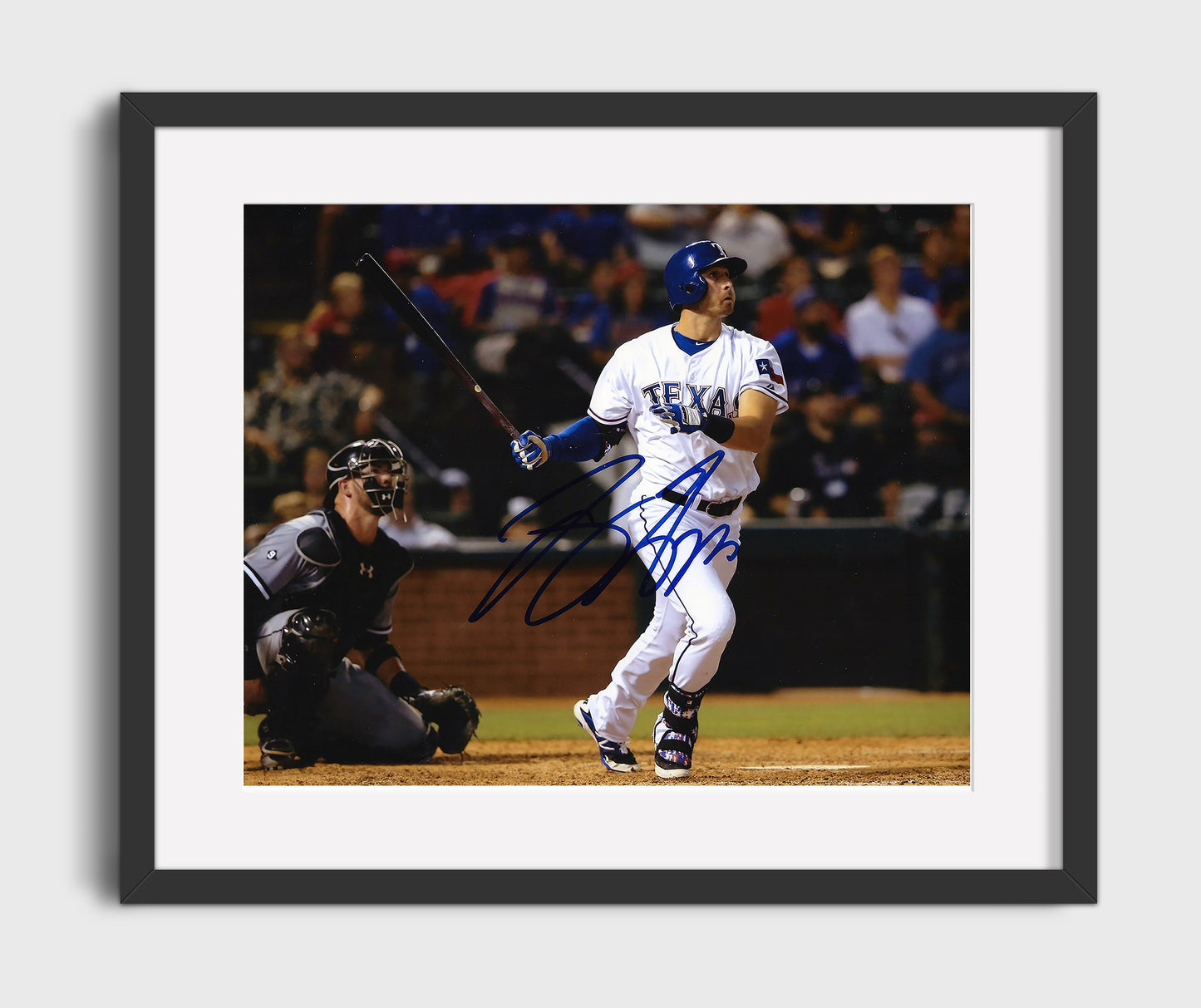 Joey Gallo - Batting Follow Through Baseball Wall Art 16x20 Gallery Frame wall art print – Baseball Wall Art decor
