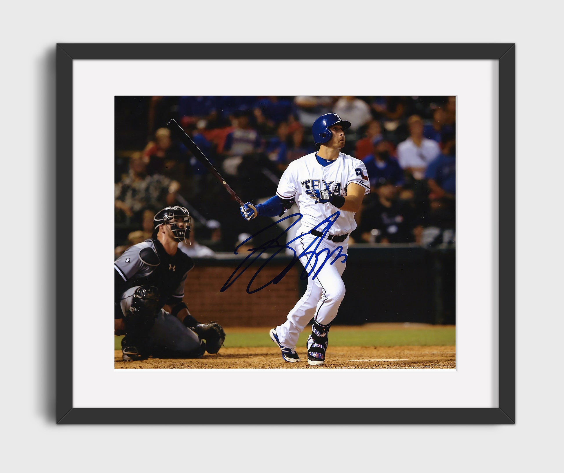 Joey Gallo - Batting Follow Through Baseball Wall Art 16x20 Gallery Frame wall art print – Baseball Wall Art decor