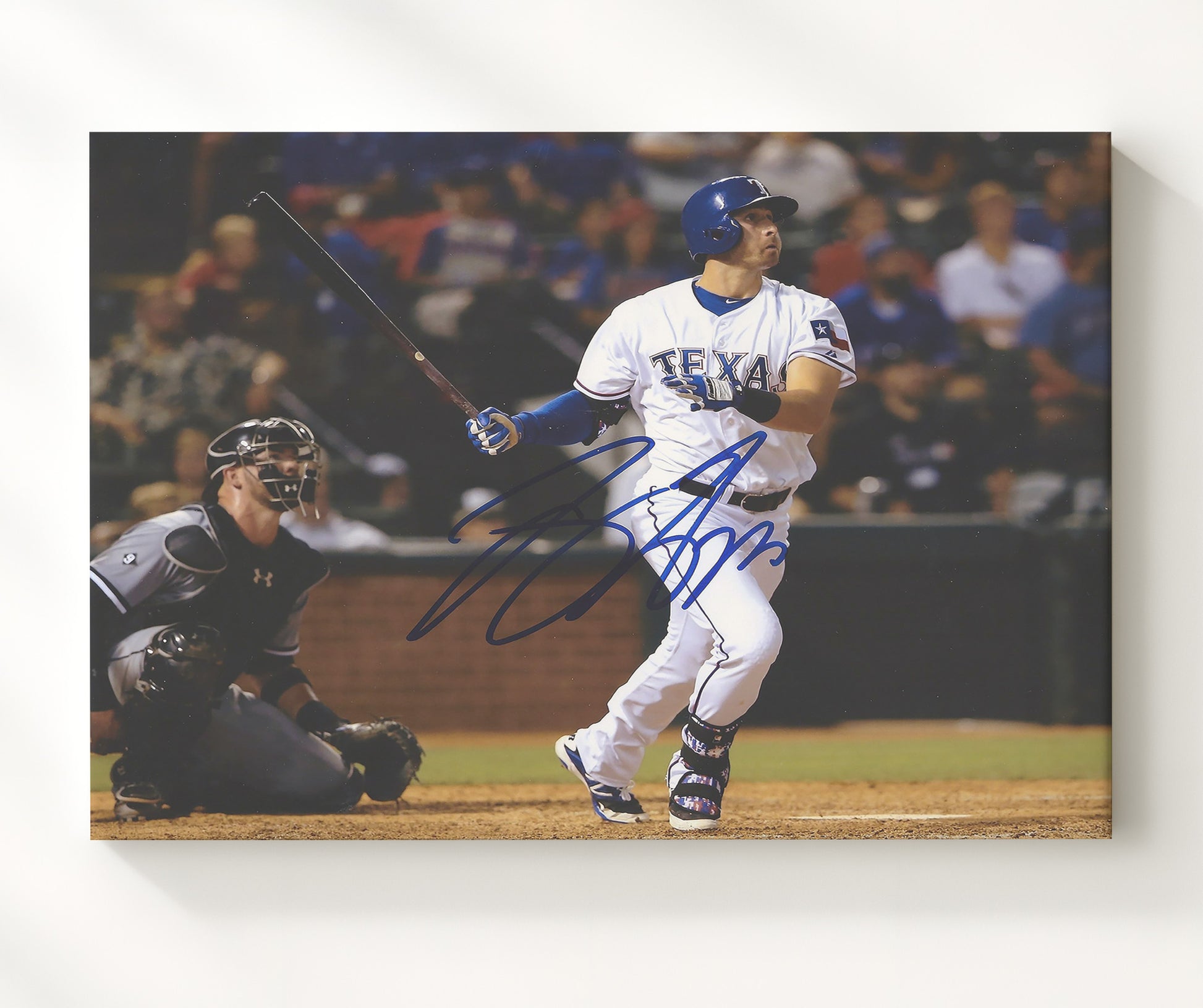 Joey Gallo - Batting Follow Through Baseball Wall Art 20x24 Canvas wall art print – Baseball Wall Art decor