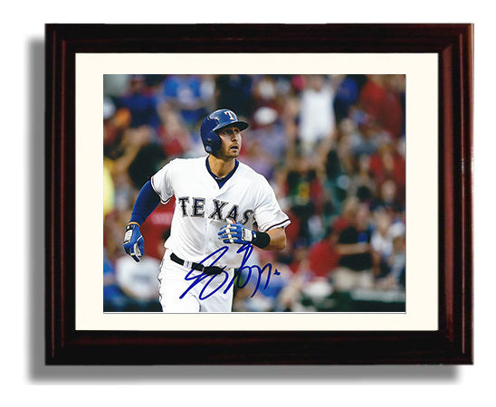 Joey Gallo - Watching Home Run Flight Baseball Wall Art 8x10 Beveled Frame wall art print – Baseball Wall Art decor