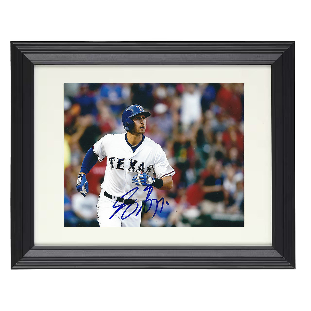 Joey Gallo - Watching Home Run Flight 8x10 black beveled framed baseball wall art