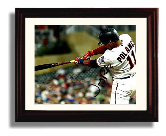 Jorge Polanco - Fielding Ready Position Baseball Wall Art 8x10 Beveled Frame wall art print – Baseball Wall Art decor
