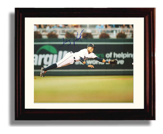 Jorge Polanco - Follow Through Swing Close Up Baseball Wall Art 8x10 Beveled Frame wall art print – Baseball Wall Art decor