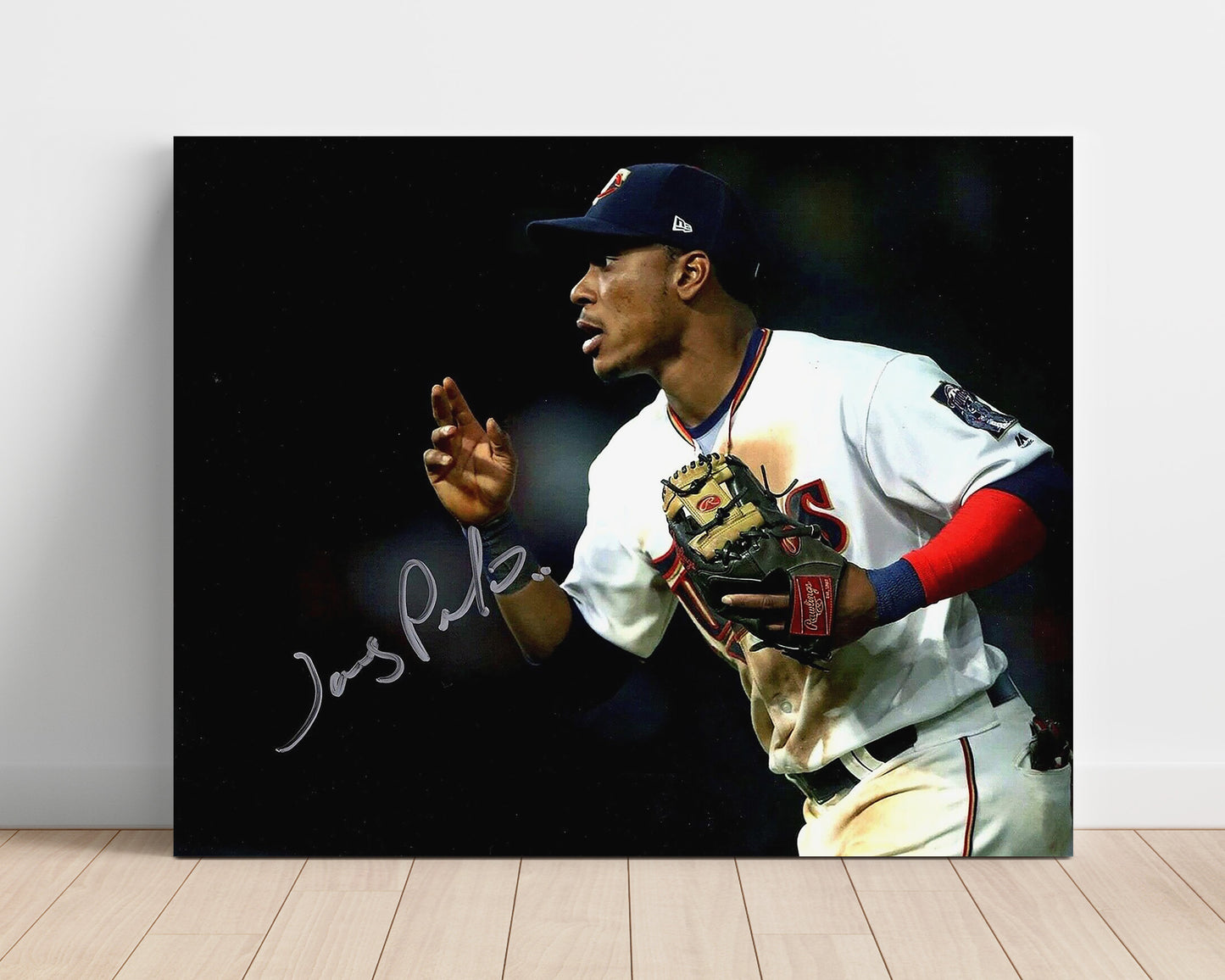 Jorge Polanco - Infield Throw Across Diamond Baseball Wall Art 16x20 Unframed Print wall art print – Baseball Wall Art decor