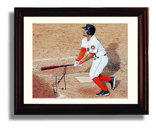 Jose Altuve - Astros Batting Stance Era Baseball Wall Art 8x10 Beveled Frame wall art print – Baseball Wall Art decor
