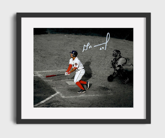 Jose Altuve - Post Swing Watch 8x10 Canvas baseball wall art