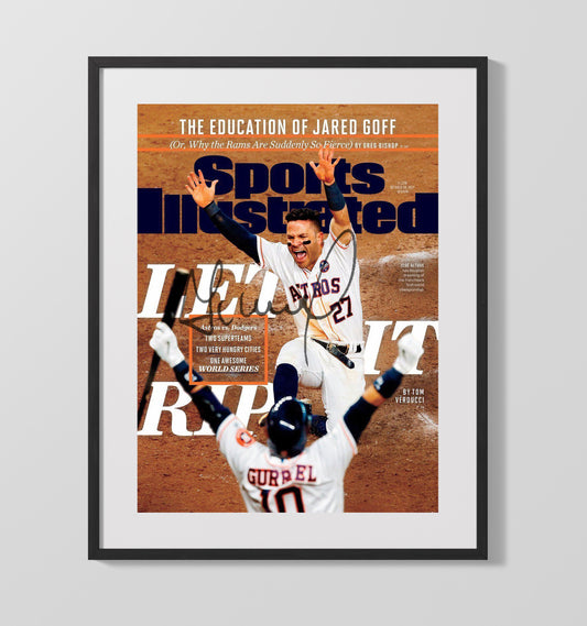 Jose Altuve - Series matchup SI Cover 2017 8x10 Canvas baseball wall art