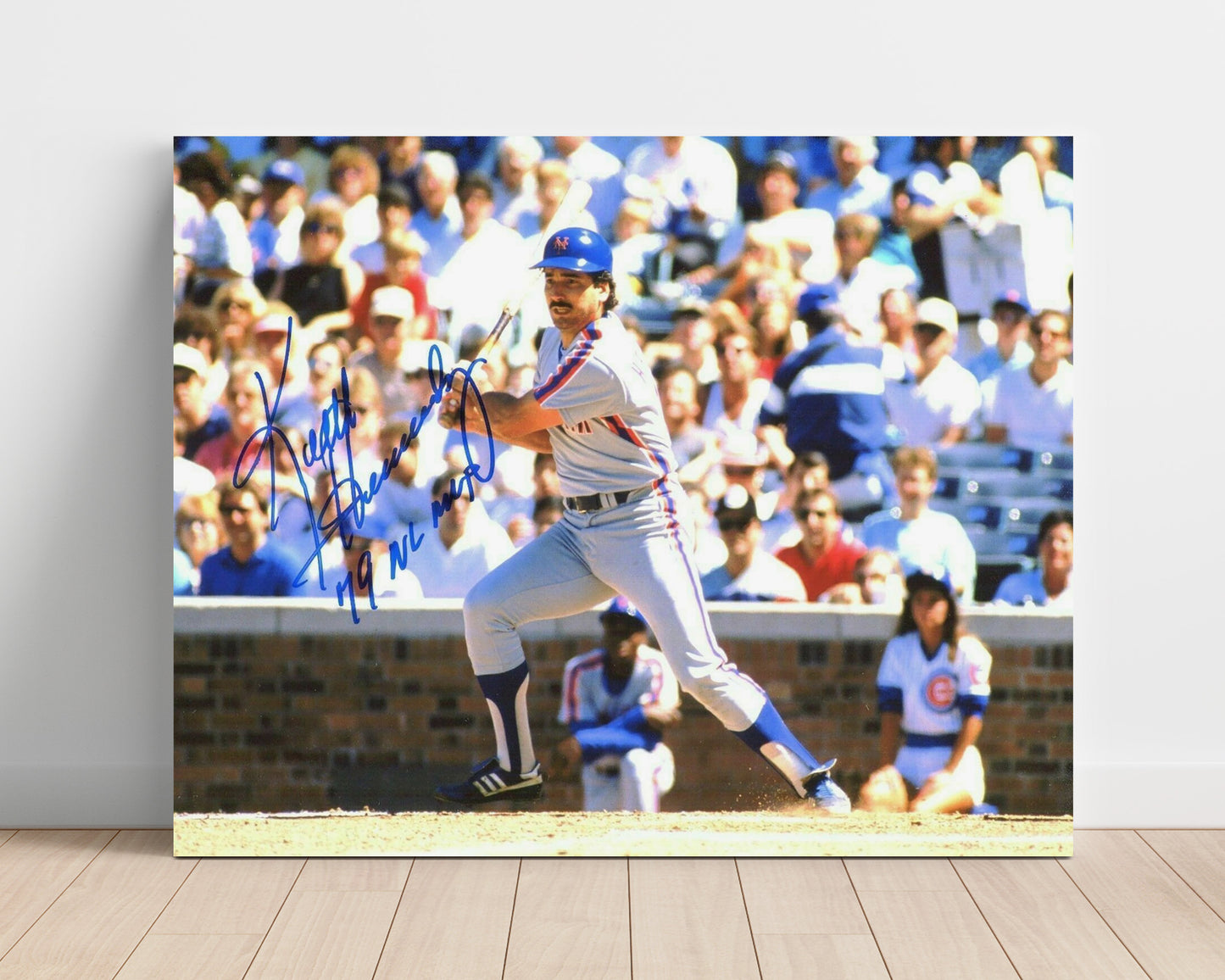 Keith Hernandez - Batting Stance at the Plate Baseball Wall Art 16x20 Unframed Print wall art print – Baseball Wall Art decor