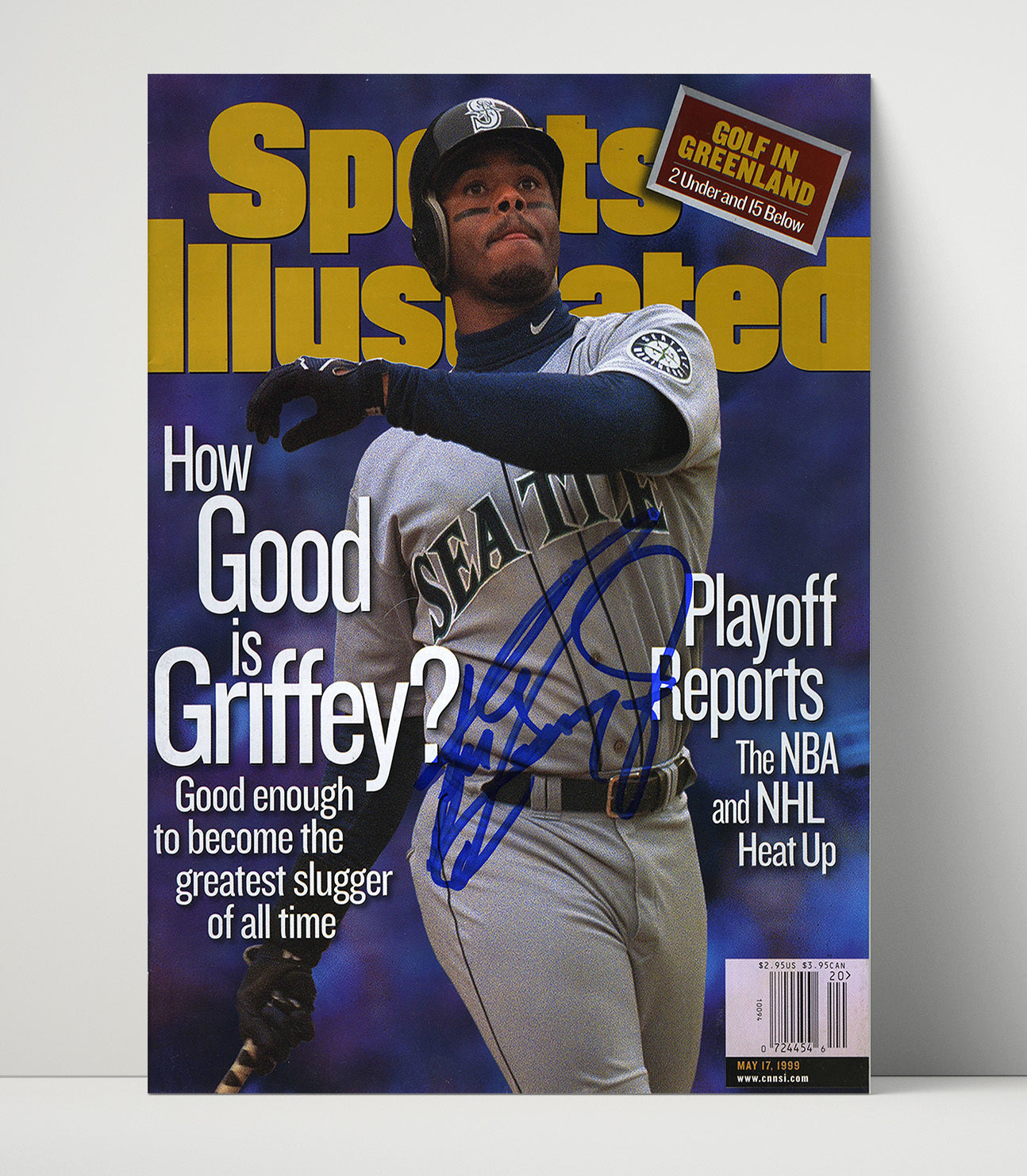 Ken Griffey Jr - How Good Is Griffey SI Cover 1999 Baseball Wall Art 16x20 Unframed Print wall art print – Baseball Wall Art decor