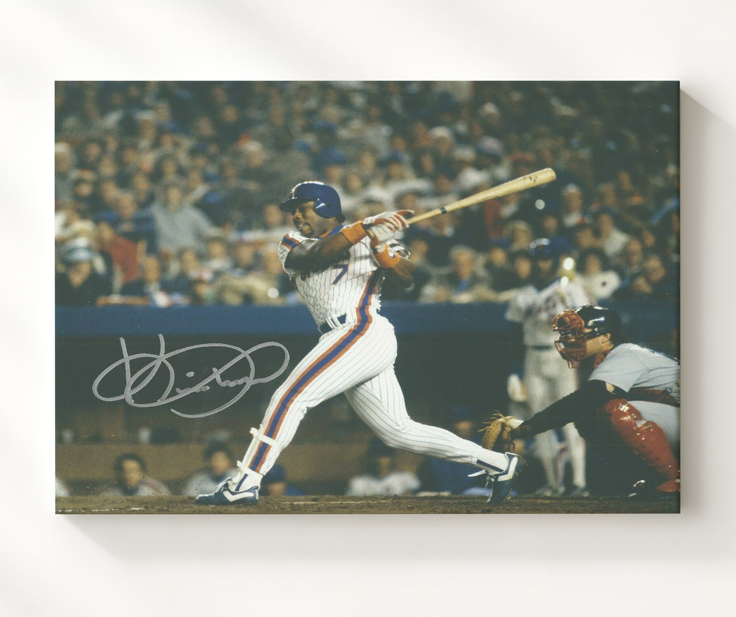 Kevin Mitchell - Series Power Swing Baseball Wall Art 20x24 Canvas wall art print – Baseball Wall Art decor