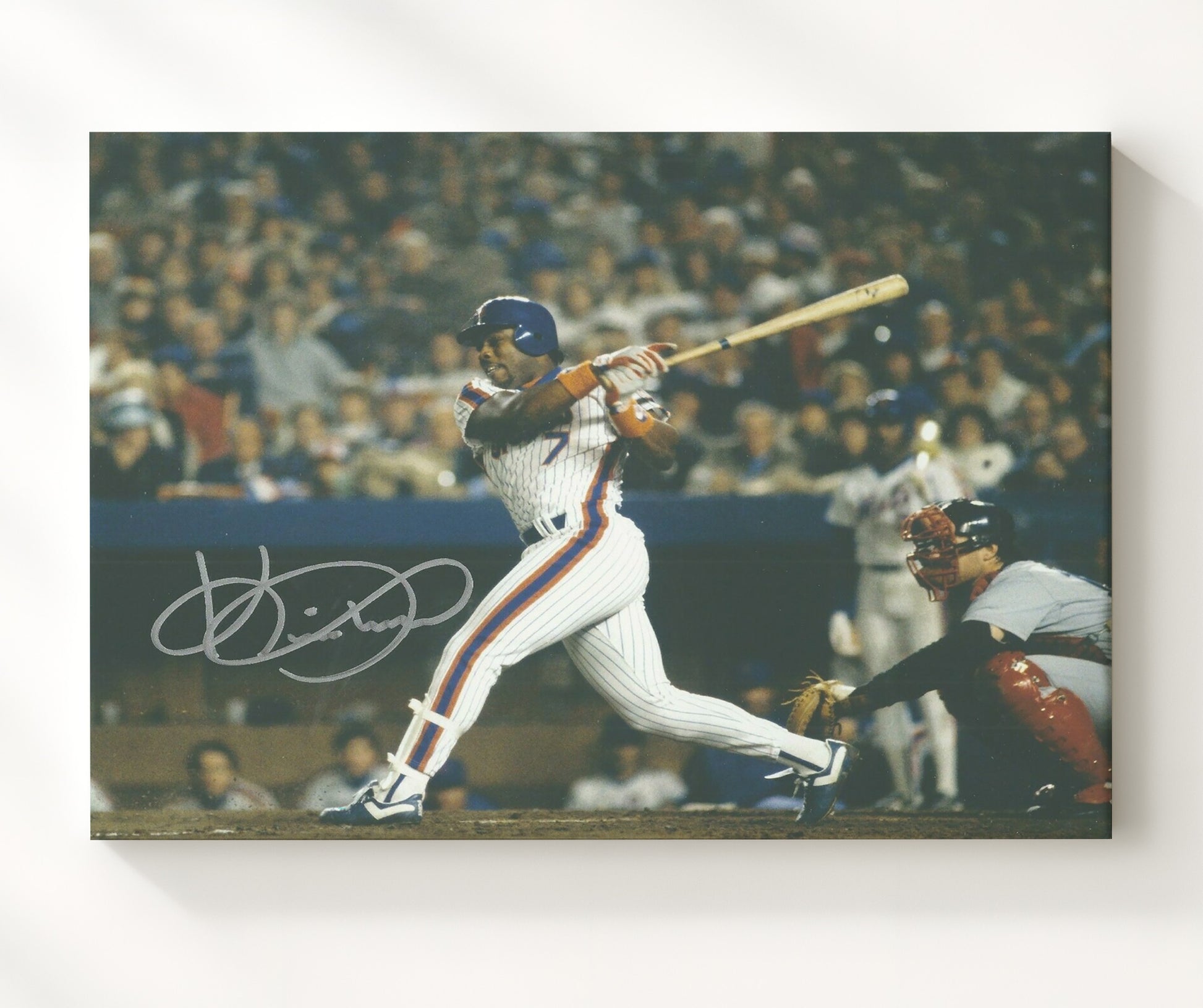 Kevin Mitchell - Series Power Swing Baseball Wall Art 20x24 Canvas wall art print – Baseball Wall Art decor