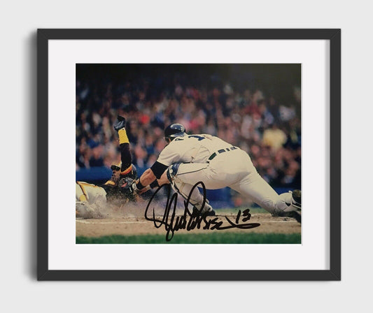 Lance Parrish - Safe At Home Slide 8x10 Canvas baseball wall art