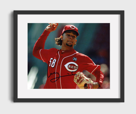 Luis Castillo - Reds Pitching Follow Through 8x10 Canvas baseball wall art