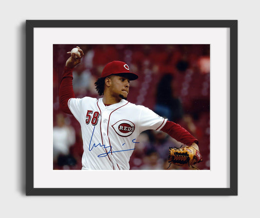 Luis Castillo - Reds Pitching Windup 8x10 Canvas baseball wall art
