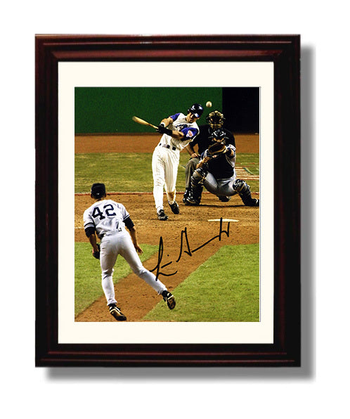 Luis Gonzalez - Arizona Baseball Championship Walk - Off 2001 Wall Art 8x10 Beveled Frame wall art print – Baseball Wall Art decor