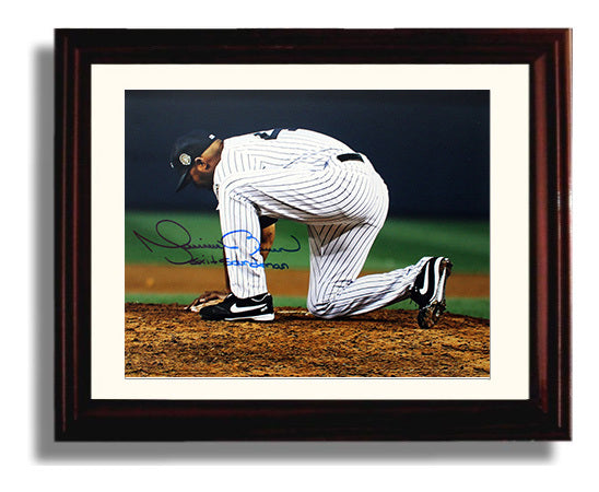Mariano Rivera - Final Game Tribute Baseball Wall Art 8x10 Beveled Frame wall art print – Baseball Wall Art decor