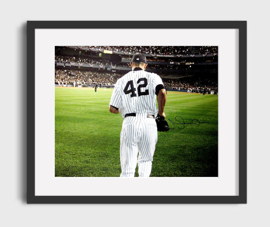 Mariano Rivera - Walking to the Mound 8x10 Canvas baseball wall art