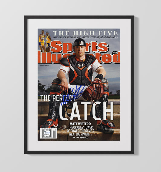 Matt Wieters - Perfect Catch SI Cover 2010 8x10 Canvas baseball wall art