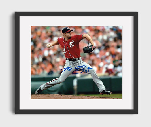 Max Scherzer - Power Pitch Delivery 8x10 Canvas baseball wall art