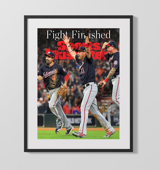 Max Scherzer - Washington Champion Celebration 8x10 Canvas baseball wall art