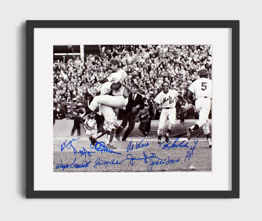 Mets Baseball - Series Celebration 8x10 Canvas baseball wall art