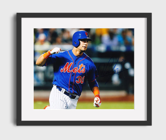 Michael Conforto - Rounding the Bases 8x10 Canvas baseball wall art