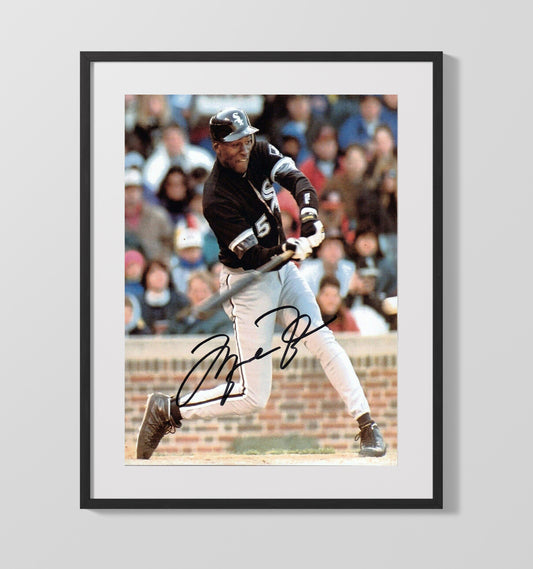 Michael Jordan - Chicago Baseball Contact Swing 8x10 Canvas baseball wall art