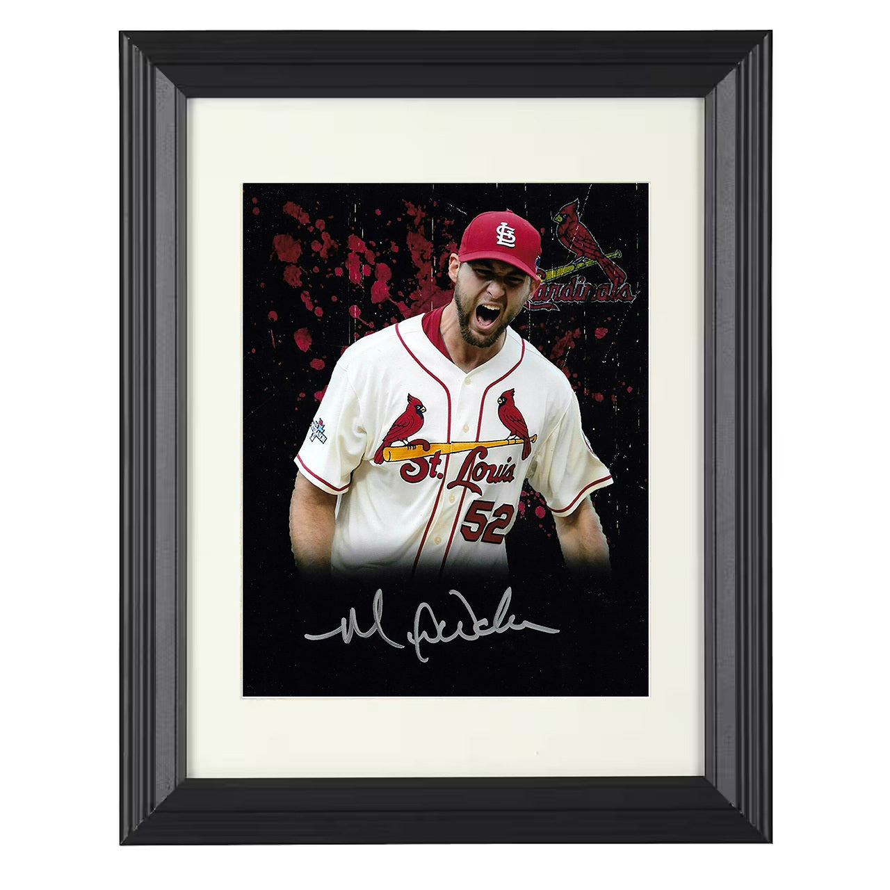 Michael Wacha - St Louis Pitching Spotlight 8x10 black beveled framed baseball wall art