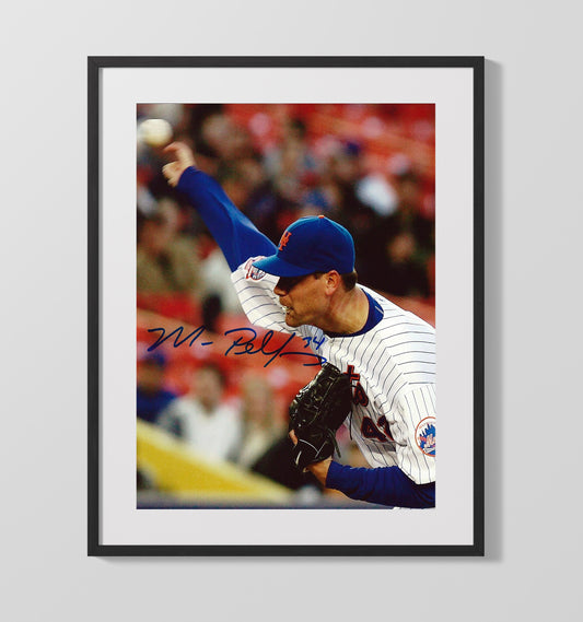 Mike Pelfrey - New York Baseball Pitch Release 8x10 Canvas baseball wall art