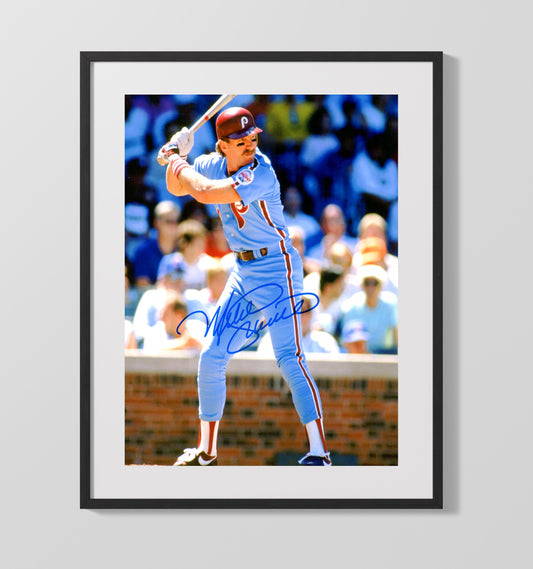 Mike Schmidt - Philadelphia Legend At Bat Power Swing 8x10 Canvas baseball wall art