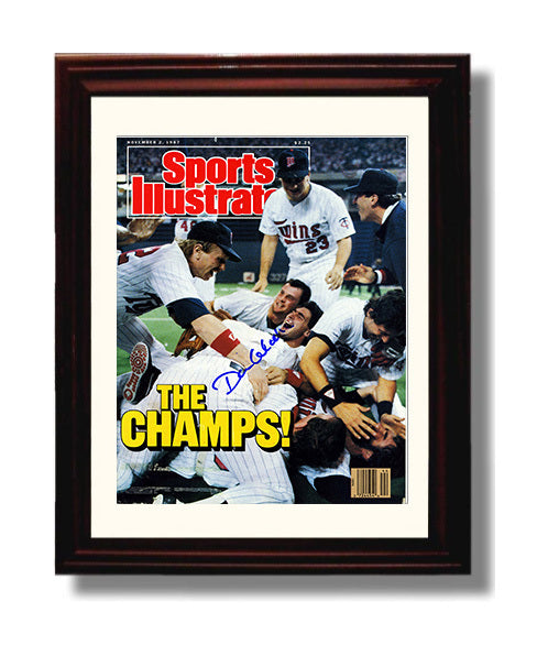 Minnesota Twins - SI World Champs celebration pileup 1987 Baseball Wall Art 8x10 Beveled Frame wall art print – Baseball Wall Art decor