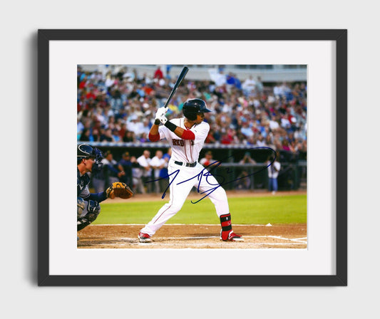 Mookie Betts - Set at the Plate 8x10 Canvas baseball wall art